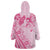 Pacific Girl and Butterfly Cancer Ribbon Personalised Wearable Blanket Hoodie