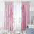 Pacific Girl and Butterfly Cancer Ribbon Personalised Window Curtain