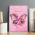 Faith Hope Love Butterfly Ribbon Personalised Canvas Wall Art