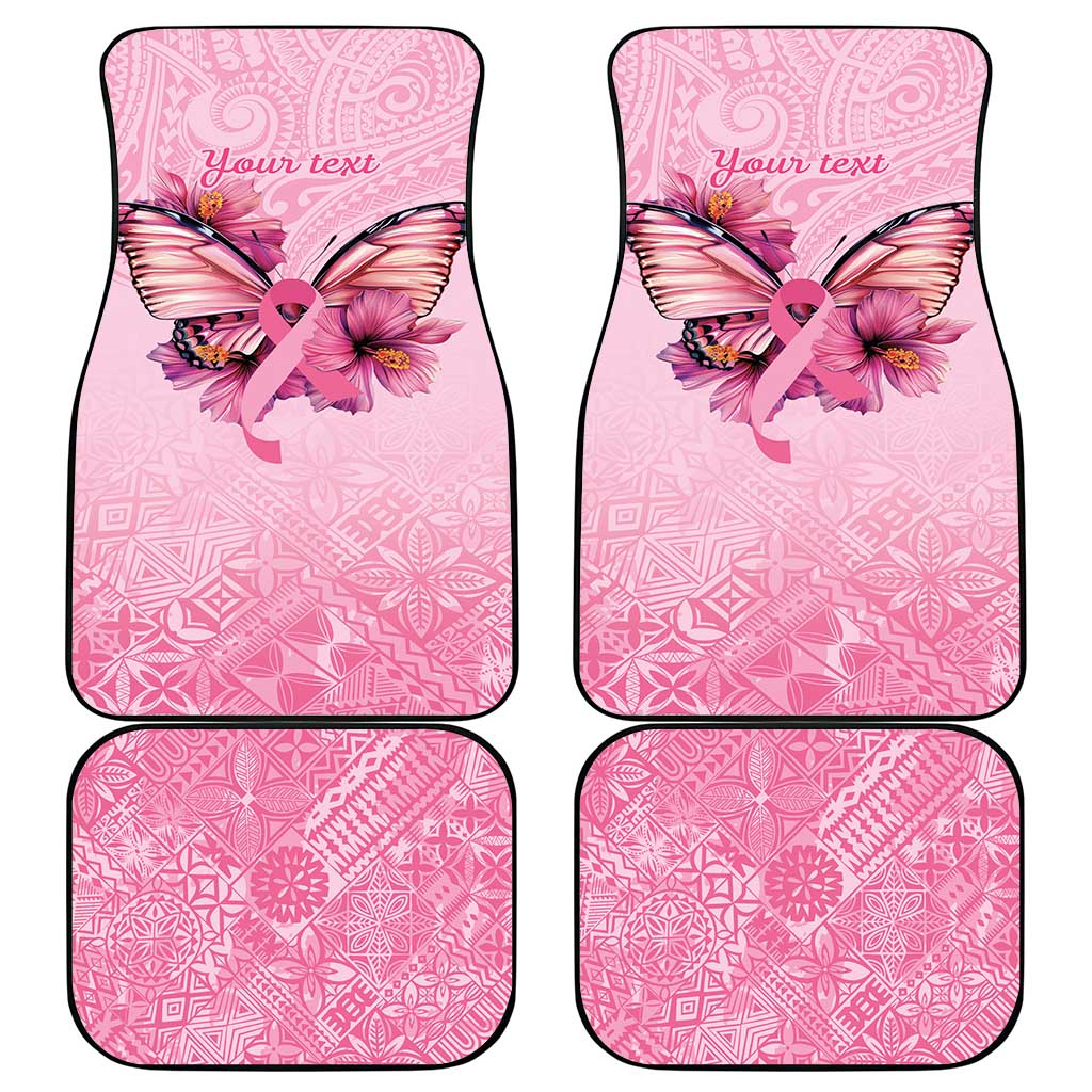 Faith Hope Love Butterfly Ribbon Personalised Car Mats LT9 - Polynesian Pride