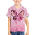 Faith Hope Love Butterfly Ribbon Personalised Family Matching Puletasi and Hawaiian Shirt