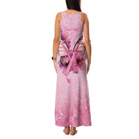 Faith Hope Love Butterfly Ribbon Personalised Family Matching Tank Maxi Dress and Hawaiian Shirt