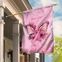 Faith Hope Love Butterfly Ribbon Personalised Garden Flag LT9 House Flag Pink - Polynesian Pride