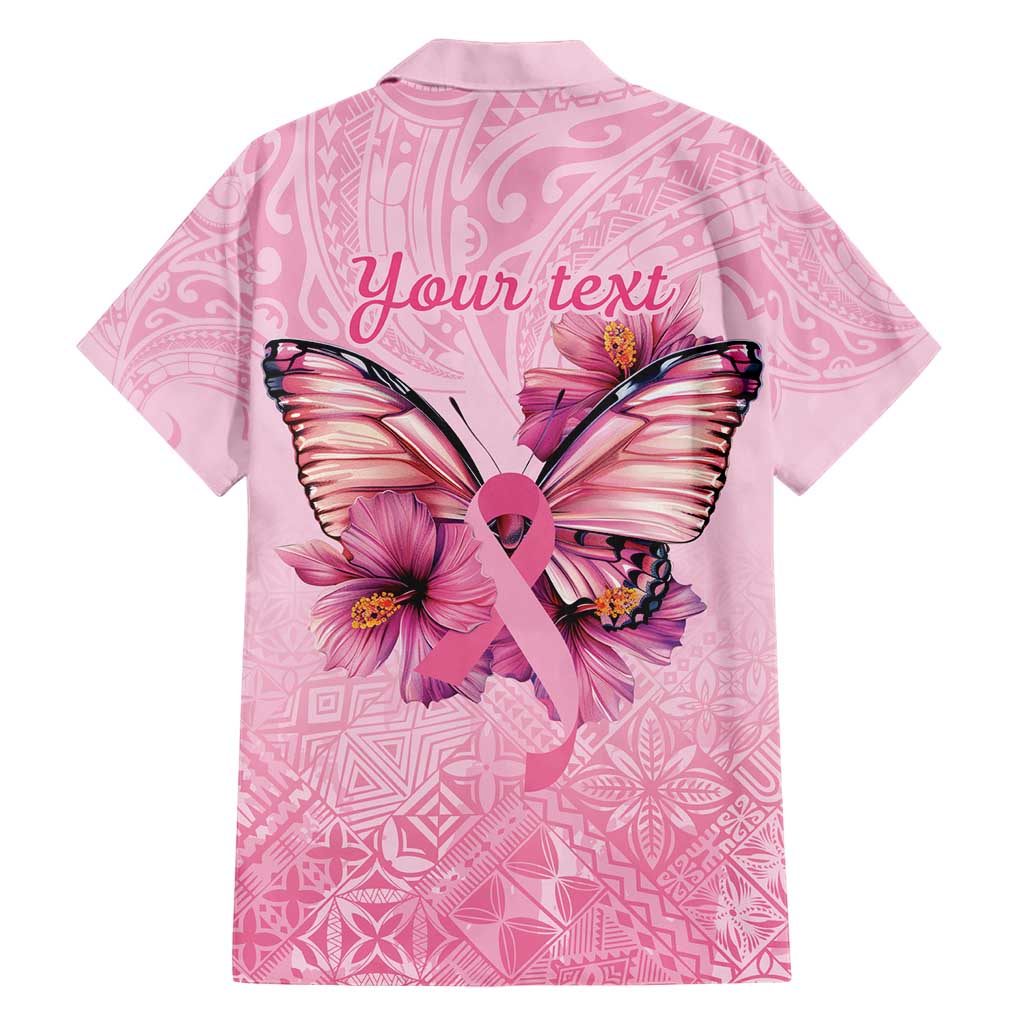 Faith Hope Love Butterfly Ribbon Personalised Hawaiian Shirt LT9 - Polynesian Pride