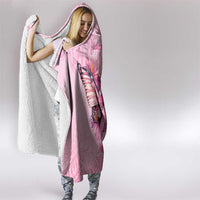 Faith Hope Love Butterfly Ribbon Personalised Hooded Blanket LT9 - Polynesian Pride