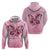 Faith Hope Love Butterfly Ribbon Personalised Hoodie