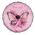 Faith Hope Love Butterfly Ribbon Personalised Spare Tire Cover