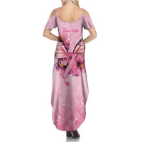 Faith Hope Love Butterfly Ribbon Personalised Summer Maxi Dress LT9 - Polynesian Pride