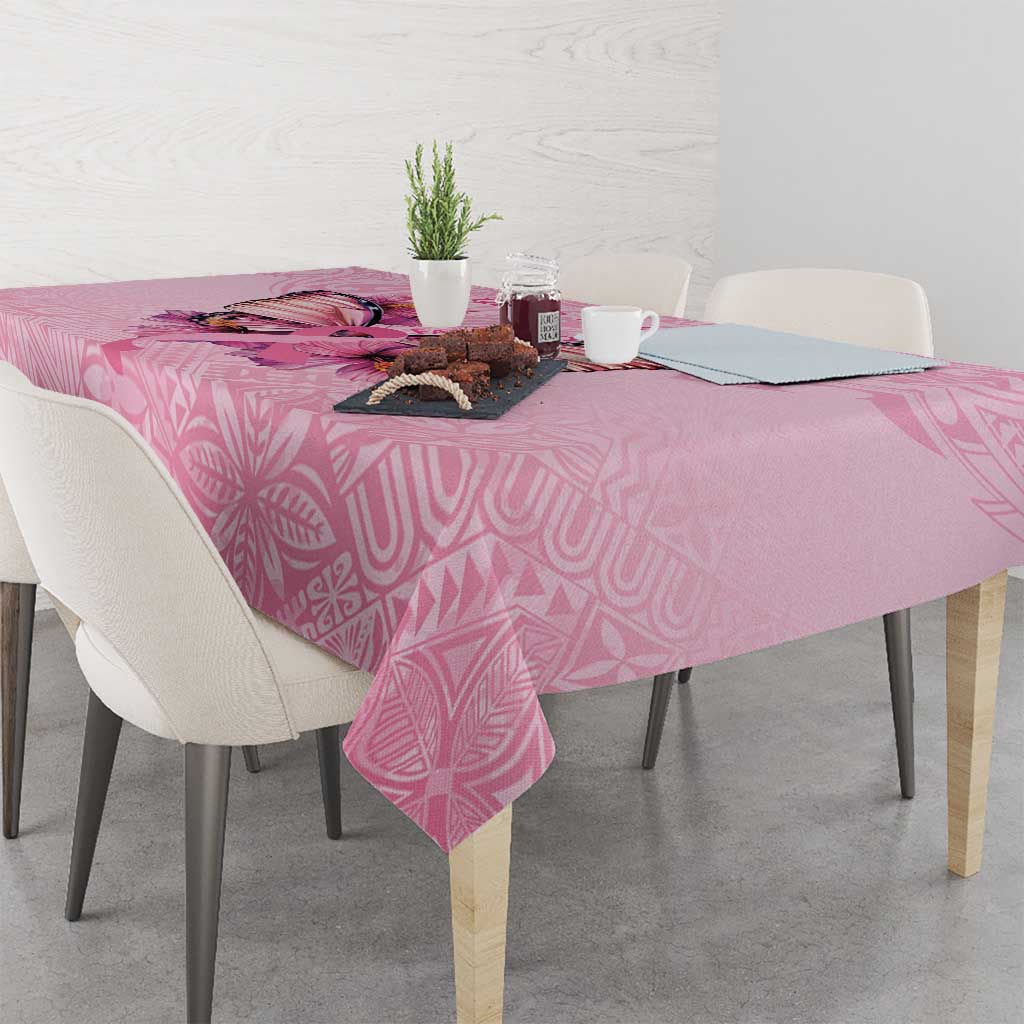 Faith Hope Love Butterfly Ribbon Personalised Tablecloth LT9 - Polynesian Pride