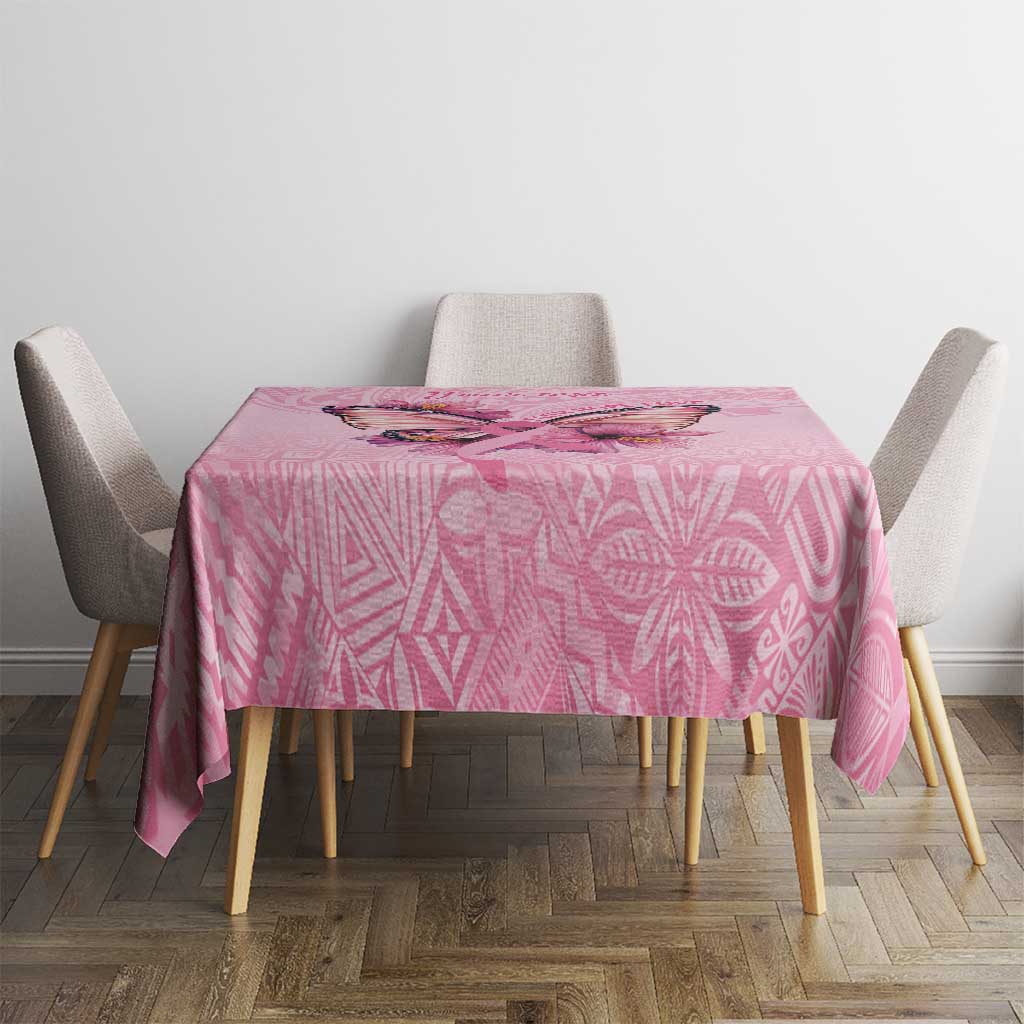 Faith Hope Love Butterfly Ribbon Personalised Tablecloth LT9 - Polynesian Pride