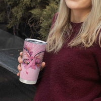 Faith Hope Love Butterfly Ribbon Personalised Tumbler Cup LT9 - Polynesian Pride