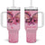 Faith Hope Love Butterfly Ribbon Personalised Tumbler With Handle