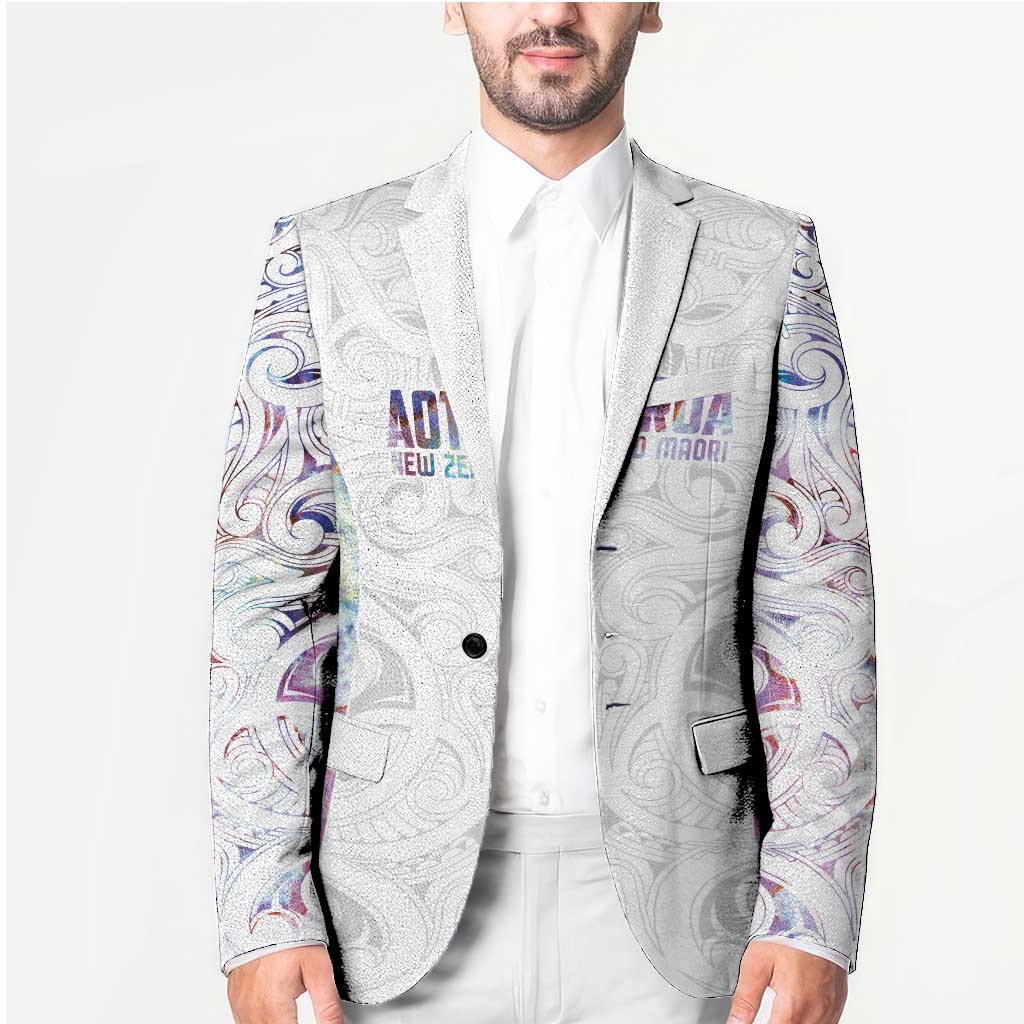 Custom New Zealand Aotearoa Blazer Pink Maori Paua Shell Indigenous - Polynesian Pride