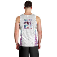 Custom New Zealand Aotearoa Men Tank Top Pink Maori Paua Shell Indigenous - Polynesian Pride