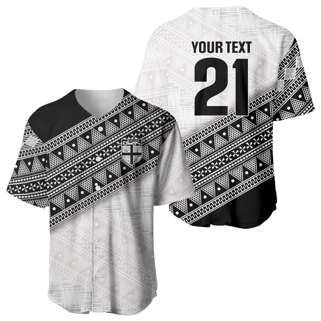 2026 Autumn Rugby Nations Fiji Custom Baseball Jersey Fijian Tapa Tribal Lauhala Inspired LT9 - Polynesian Pride