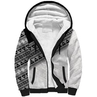 2026 Autumn Rugby Nations Fiji Custom Sherpa Hoodie Fijian Tapa Tribal Lauhala Inspired LT9 Unisex Black - Polynesian Pride