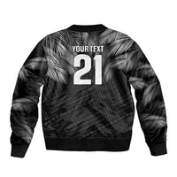 2026 Autumn Rugby Nations Fiji Custom Bomber Jacket Fijian Palm Leaf Tapa Tribal Inspired LT9 - Polynesian Pride