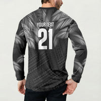 2026 Autumn Rugby Nations Fiji Custom Button Sweatshirt Fijian Palm Leaf Tapa Tribal Inspired LT9 - Polynesian Pride