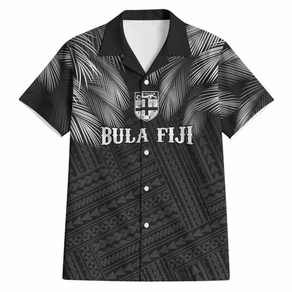 2026 Autumn Rugby Nations Fiji Custom Hawaiian Shirt Fijian Palm Leaf Tapa Tribal Inspired