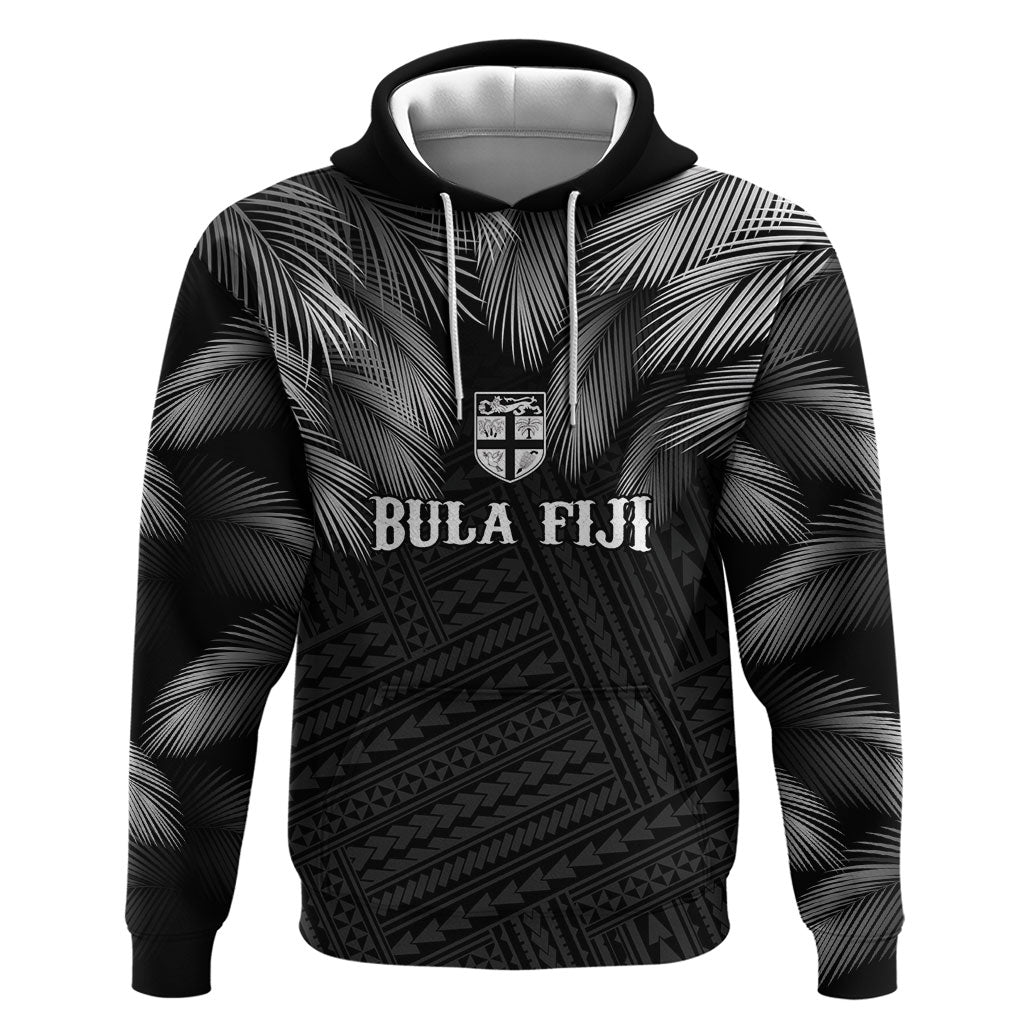 2026 Autumn Rugby Nations Fiji Custom Hoodie Fijian Palm Leaf Tapa Tribal Inspired