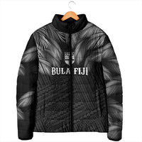 2026 Autumn Rugby Nations Fiji Custom Padded Jacket Fijian Palm Leaf Tapa Tribal Inspired LT9 - Polynesian Pride