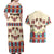 Papua Batik Motif Bird Of Paradise and Native Papuan Shield Couples Matching Off Shoulder Maxi Dress and Hawaiian Shirt LT9 - Polynesian Pride