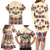 Papua Batik Motif Bird Of Paradise and Native Papuan Shield Family Matching Long Sleeve Bodycon Dress and Hawaiian Shirt LT9 - Polynesian Pride