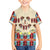 Papua Batik Motif Bird Of Paradise and Native Papuan Shield Family Matching Off Shoulder Short Dress and Hawaiian Shirt LT9 Son's Shirt Beige - Polynesian Pride