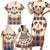 Papua Batik Motif Bird Of Paradise and Native Papuan Shield Family Matching Short Sleeve Bodycon Dress and Hawaiian Shirt LT9 - Polynesian Pride