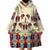 Papua Batik Motif Bird Of Paradise and Native Papuan Shield Wearable Blanket Hoodie LT9 - Polynesian Pride