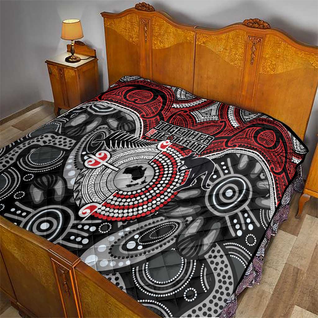 Aotearoa and Australia Quilt New Zealand Honour The Treaty Ake!Ake!Ake!