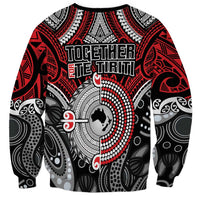 Aotearoa and Australia Sweatshirt New Zealand Honour The Treaty Ake!Ake!Ake! LT9 - Polynesian Pride