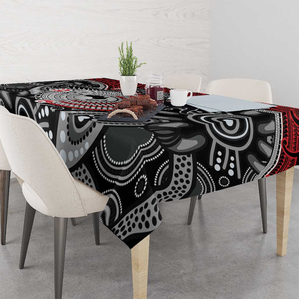 Aotearoa and Australia Tablecloth New Zealand Honour The Treaty Ake!Ake!Ake! LT9 - Polynesian Pride