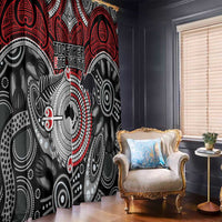 Aotearoa and Australia Window Curtain New Zealand Honour The Treaty Ake!Ake!Ake! LT9 - Polynesian Pride