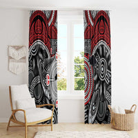 Aotearoa and Australia Window Curtain New Zealand Honour The Treaty Ake!Ake!Ake! LT9 - Polynesian Pride
