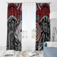 Aotearoa and Australia Window Curtain New Zealand Honour The Treaty Ake!Ake!Ake! LT9 - Polynesian Pride