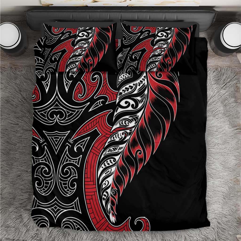 Koru Fern New Zealand Bedding Set Maori Tribal Pattern