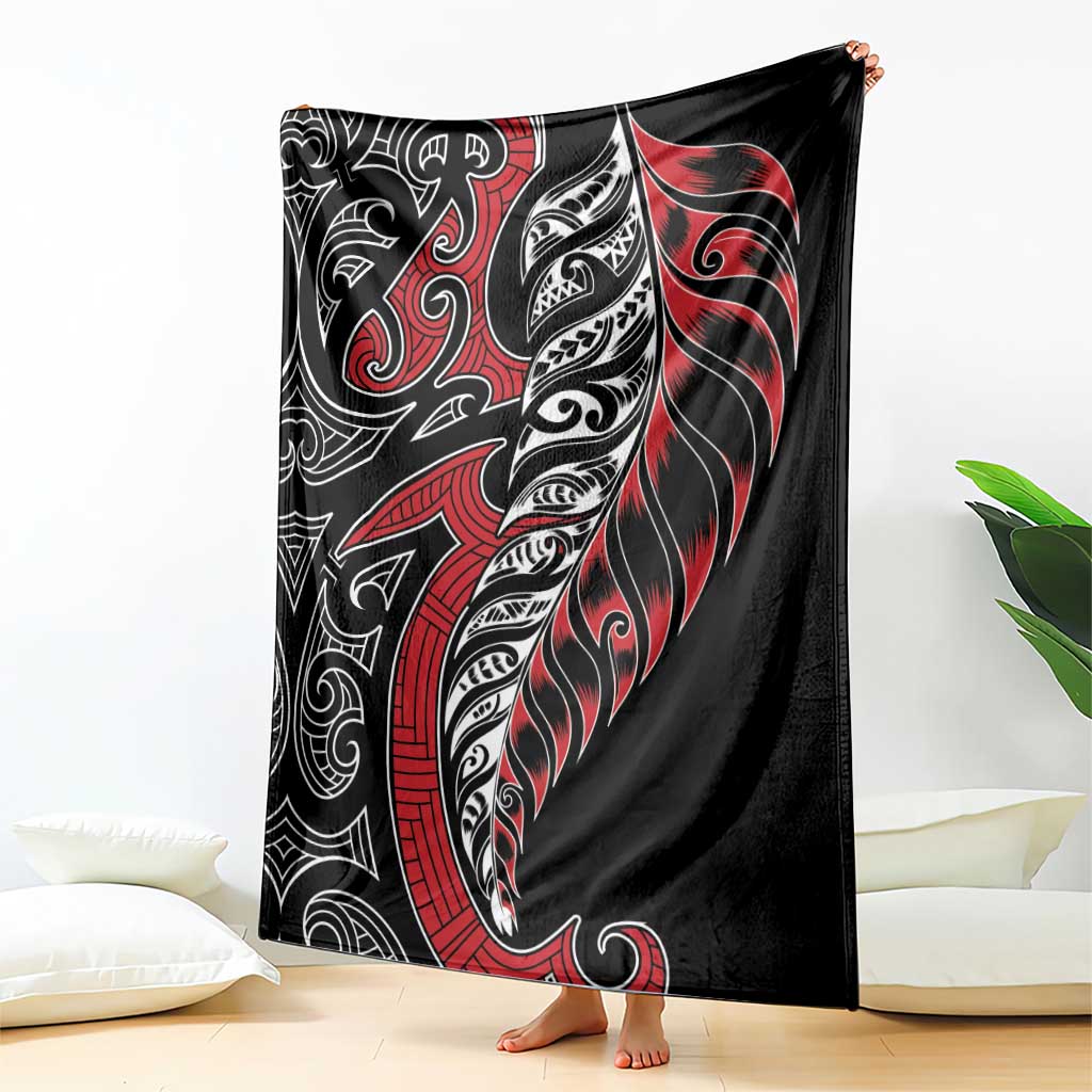 Koru Fern New Zealand Blanket Maori Tribal Pattern LT9 - Polynesian Pride