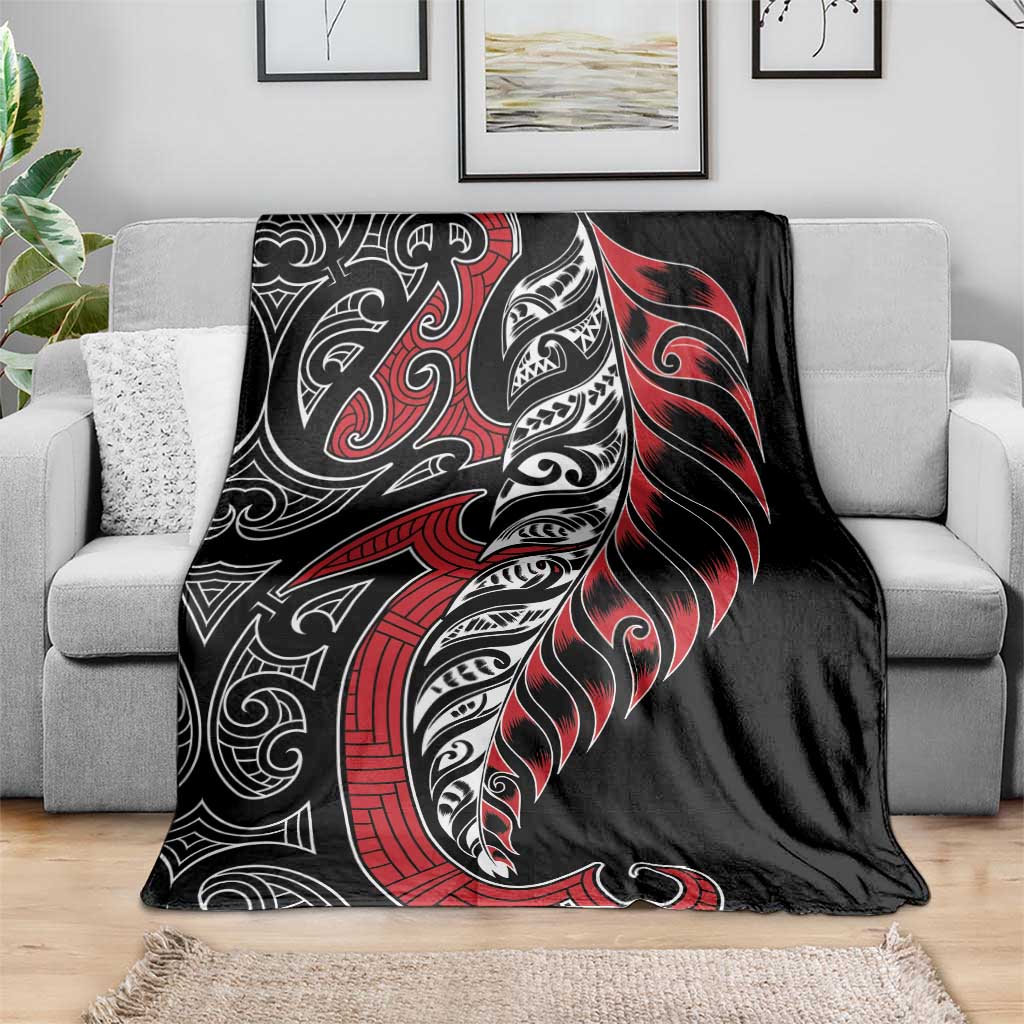 Koru Fern New Zealand Blanket Maori Tribal Pattern LT9 - Polynesian Pride