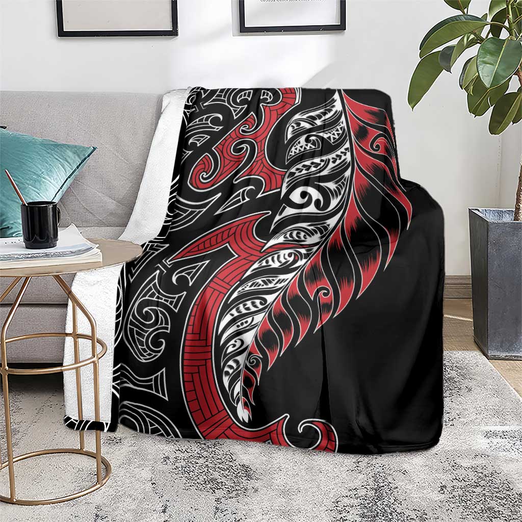 Koru Fern New Zealand Blanket Maori Tribal Pattern LT9 - Polynesian Pride