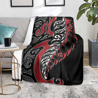 Koru Fern New Zealand Blanket Maori Tribal Pattern LT9 - Polynesian Pride