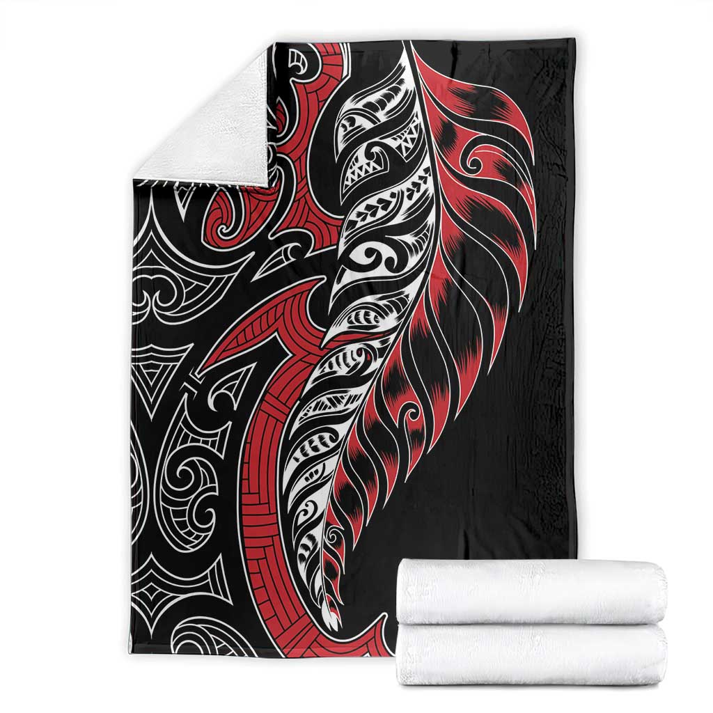 Koru Fern New Zealand Blanket Maori Tribal Pattern LT9 - Polynesian Pride