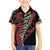 Koru Fern New Zealand Family Matching Off Shoulder Short Dress and Hawaiian Shirt Maori Tribal Pattern