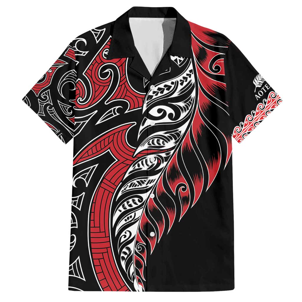 Koru Fern New Zealand Hawaiian Shirt Maori Tribal Pattern LT9 Red - Polynesian Pride