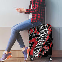 Koru Fern New Zealand Luggage Cover Maori Tribal Pattern