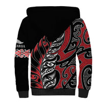 Koru Fern New Zealand Sherpa Hoodie - Maori Tribal Pattern LT9 - Polynesian Pride