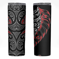 Koru Fern New Zealand Skinny Tumbler Maori Tribal Pattern