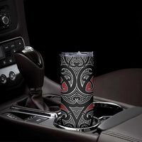 Koru Fern New Zealand Skinny Tumbler Maori Tribal Pattern