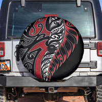 Koru Fern New Zealand Spare Tire Cover Maori Tribal Pattern LT9 Red - Polynesian Pride