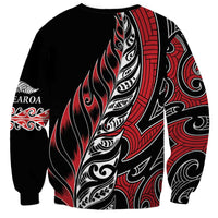 Koru Fern New Zealand Sweatshirt Maori Tribal Pattern LT9 - Polynesian Pride
